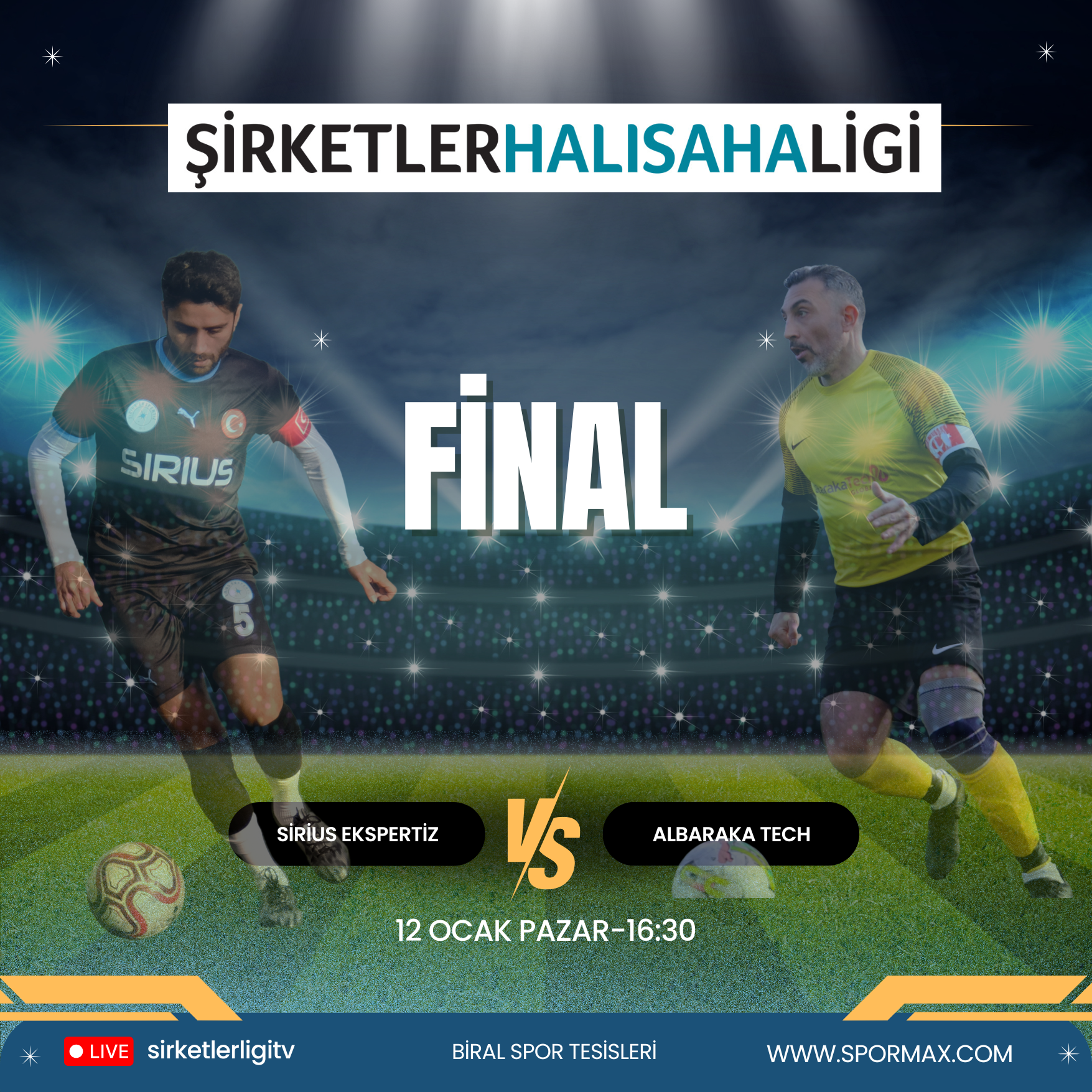 Şirketler Halı Saha Liginde Final Heyecanı